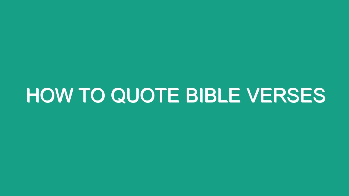 How To Quote Bible Verses - Android62