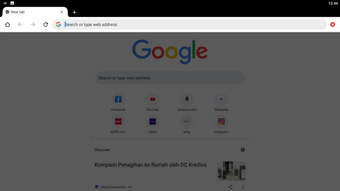 Menggunakan Browser Google Chrome